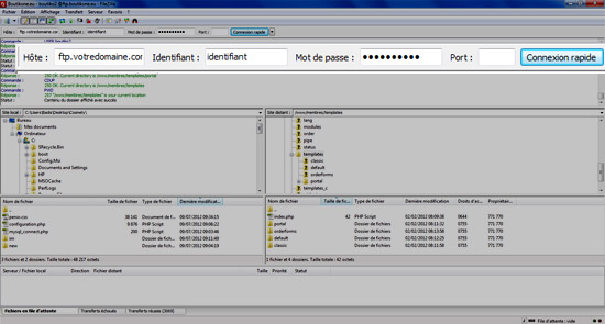 se connecter en FTP