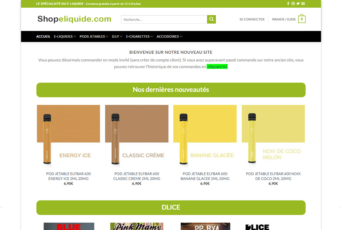 shop eliquide